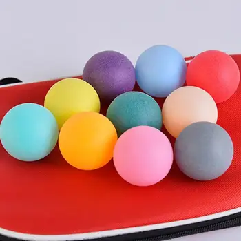 Мячи для настольного тенниса 150шт Красочные непрофессиональные мячи для пинг-понга Эластичная ударопрочная матовая поверхность для настольного тенниса